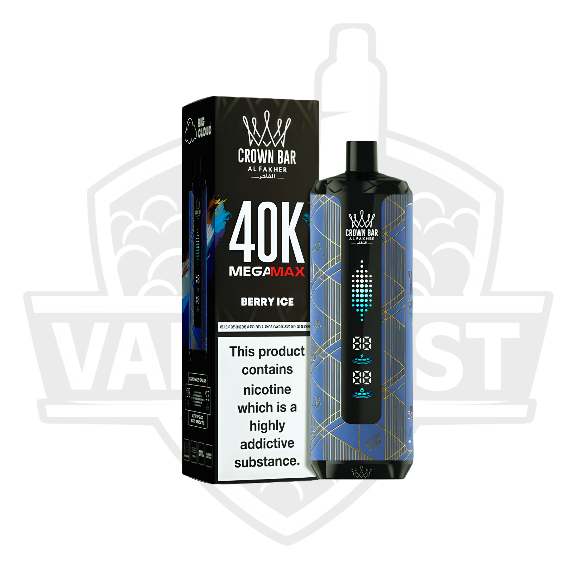 AL Fakher Mega Max 40K Puffs Disposable Vape – Berry Ice
