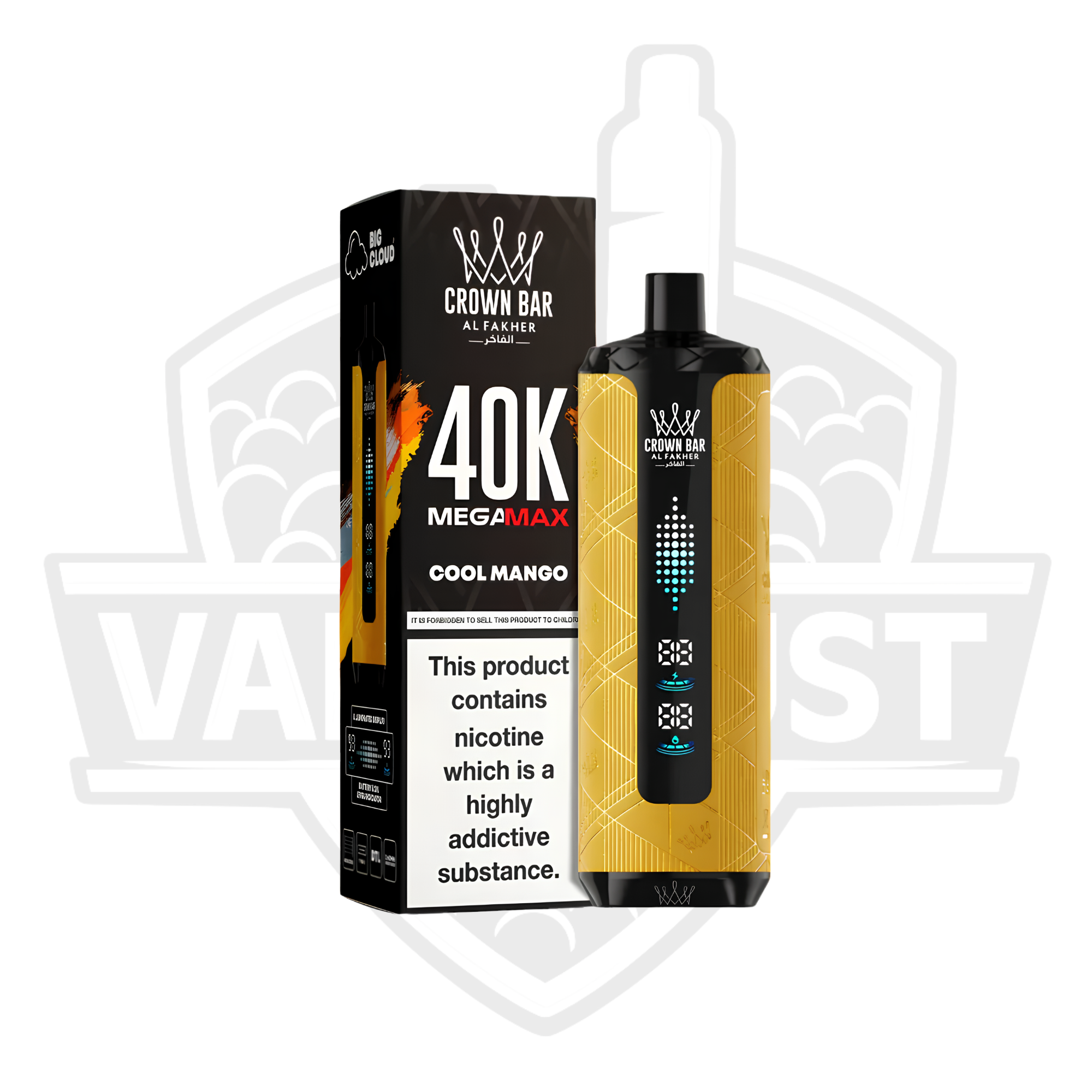 AL Fakher Mega Max 40K Puffs Disposable Vape – Cool Mango