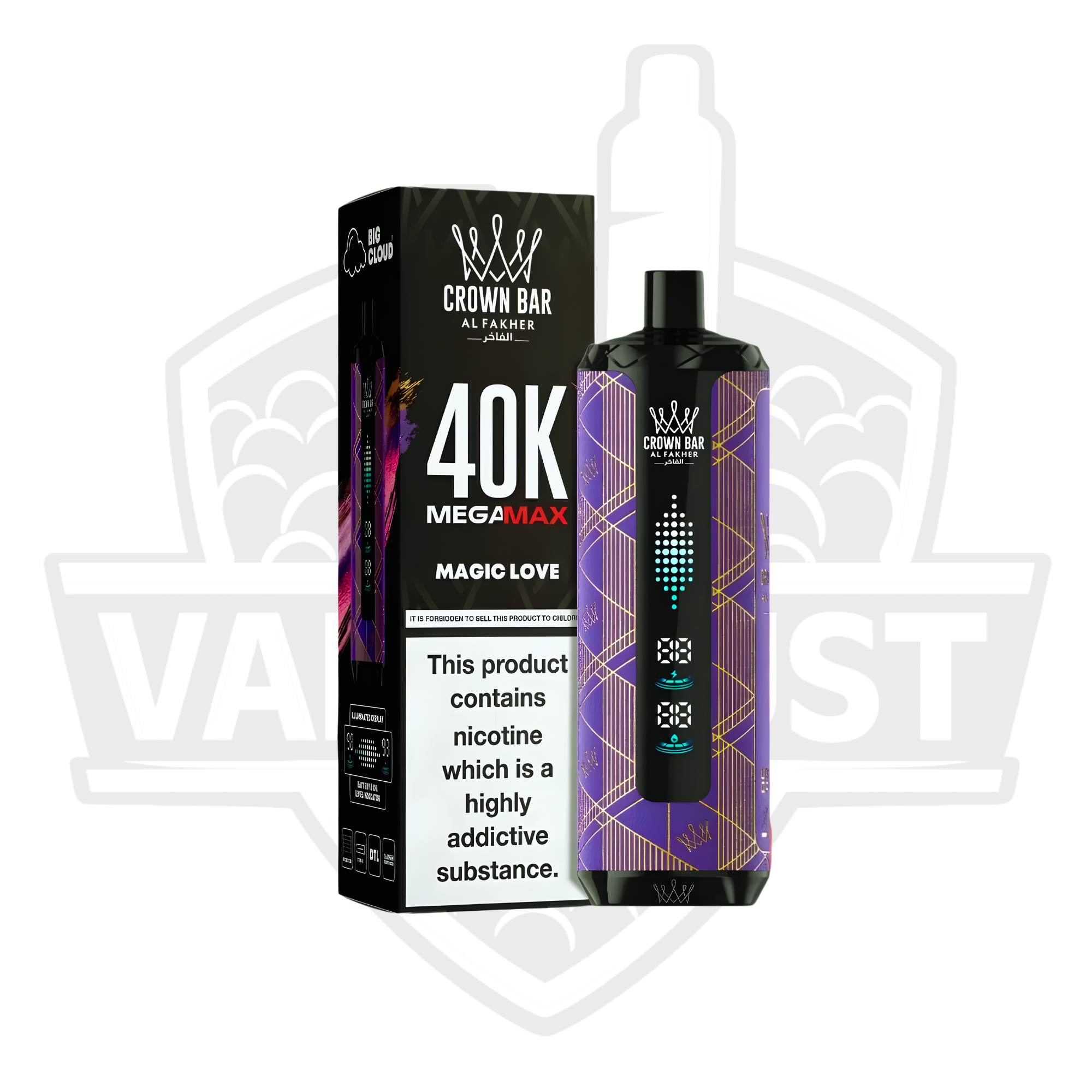 AL Fakher Mega Max 40K Puffs Disposable Vape – Magic Love