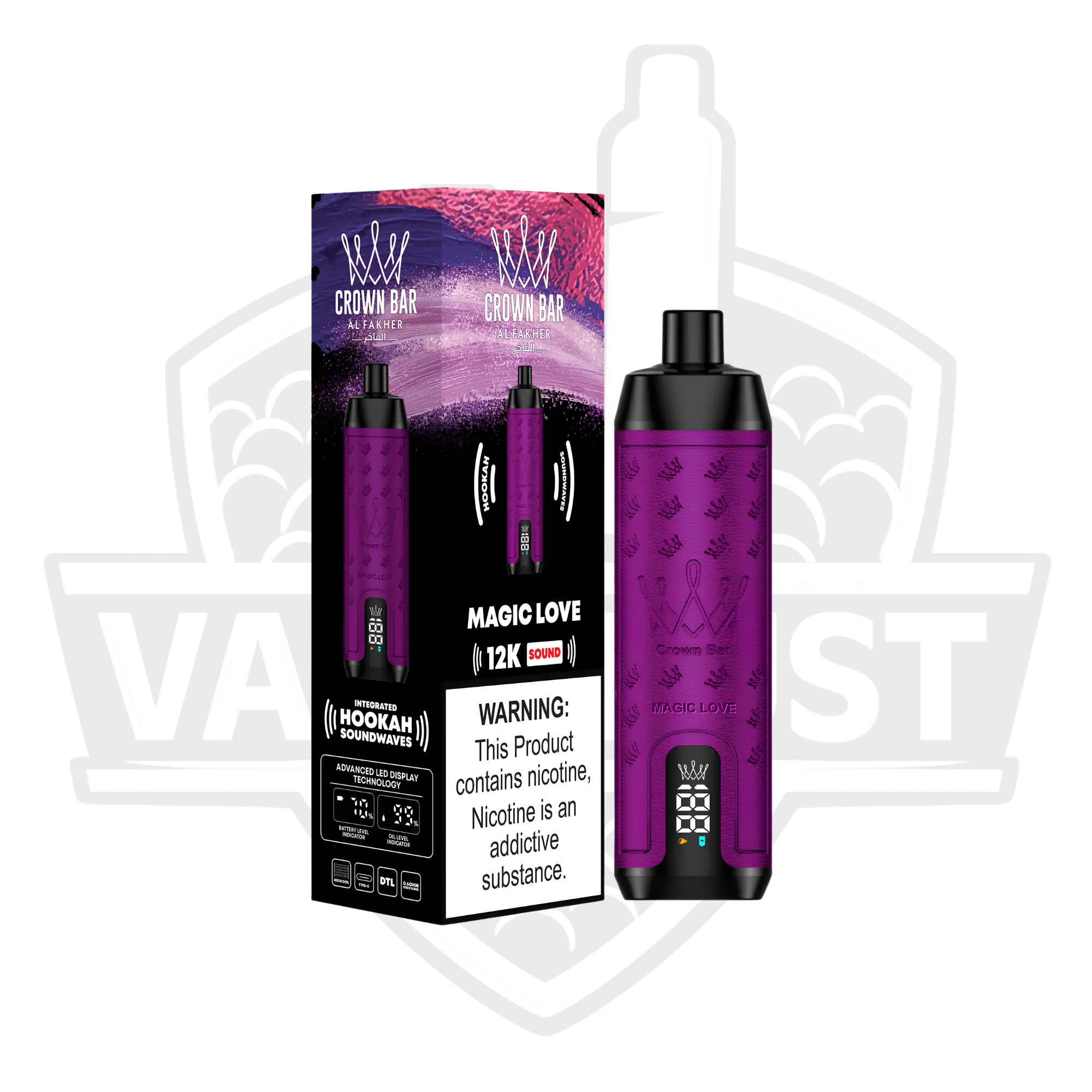 AL Fakher Crown 12K Puffs Disposable Vape – Magic Love