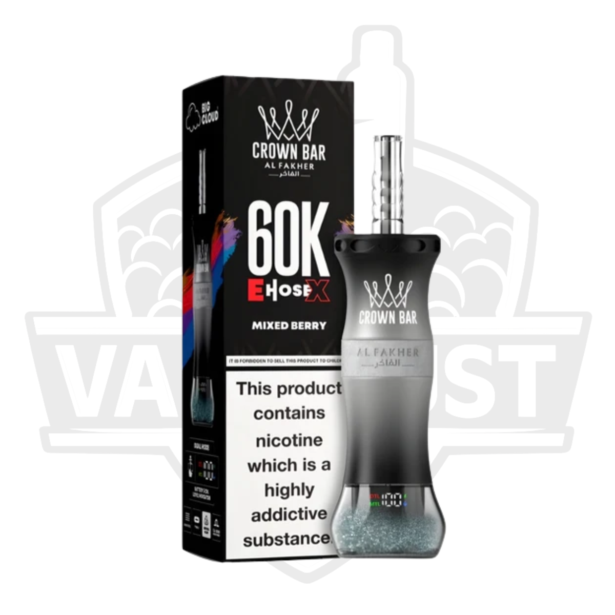 Al Fakher Crown Bar 60K Puffs Disposable Vape – Mixed Berry