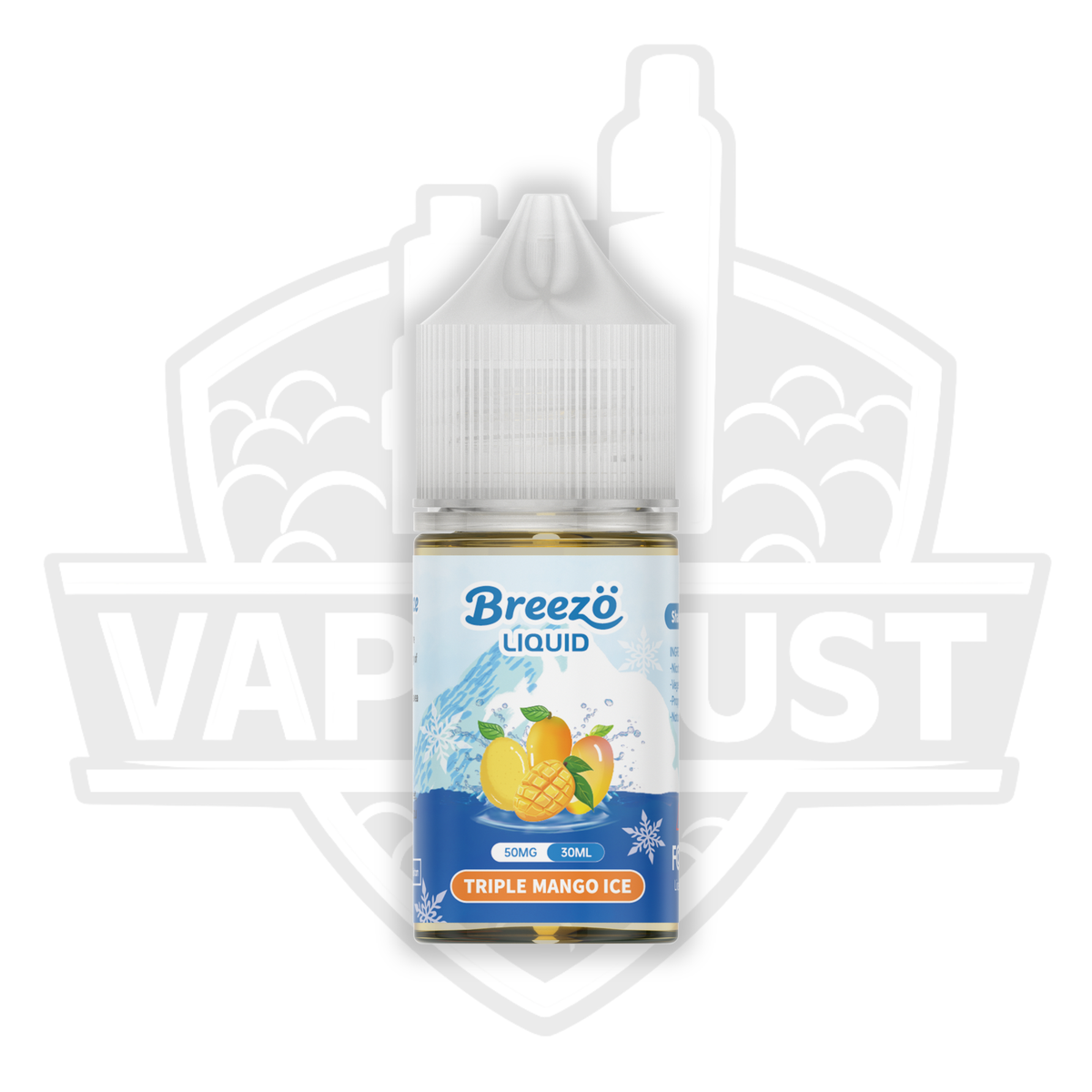 Breezo Triple Mango Ice Salt Nic E-Liquid – 30ml