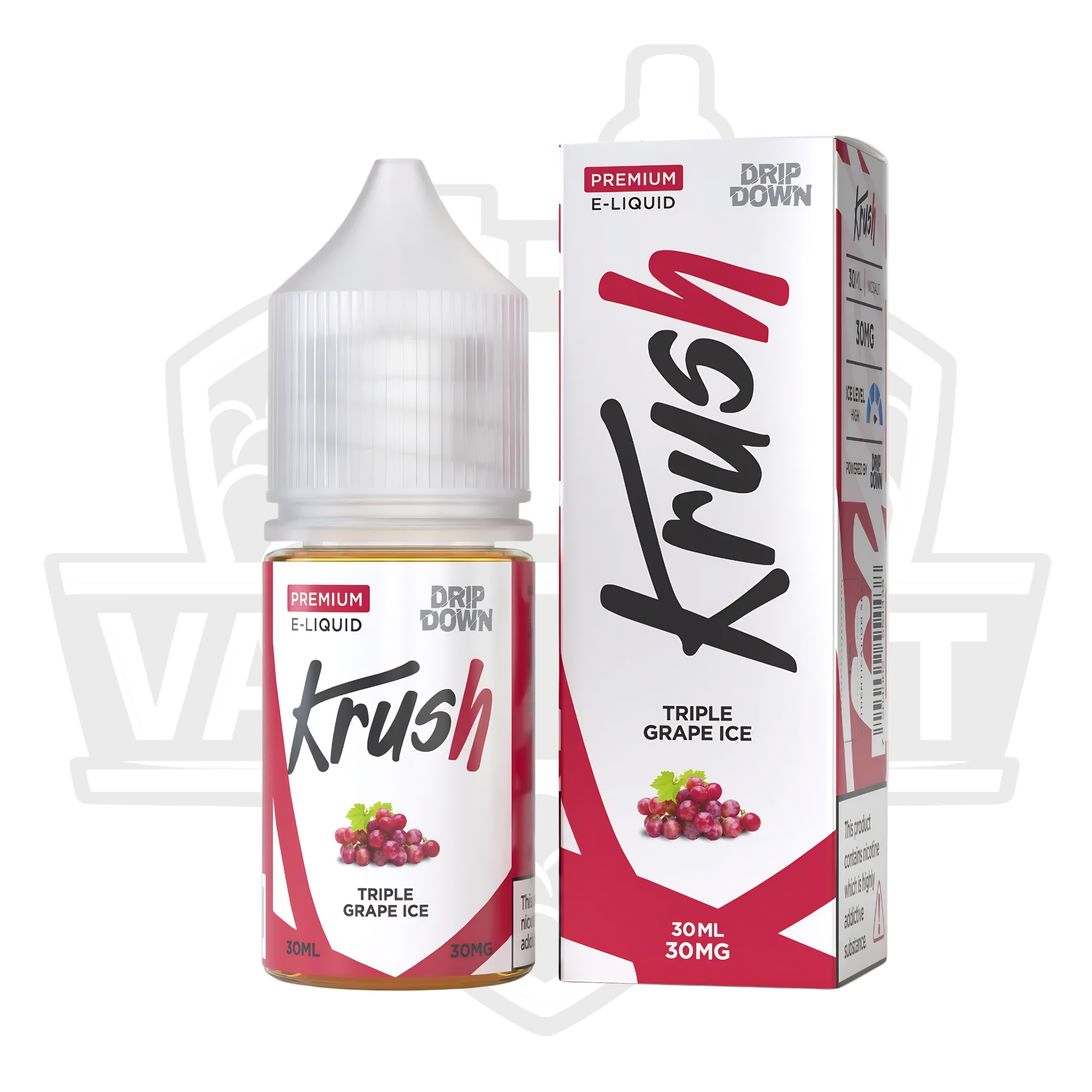 Drip Down Krush Triple Grape Ice Salt Nic E-Liquid – 30ml