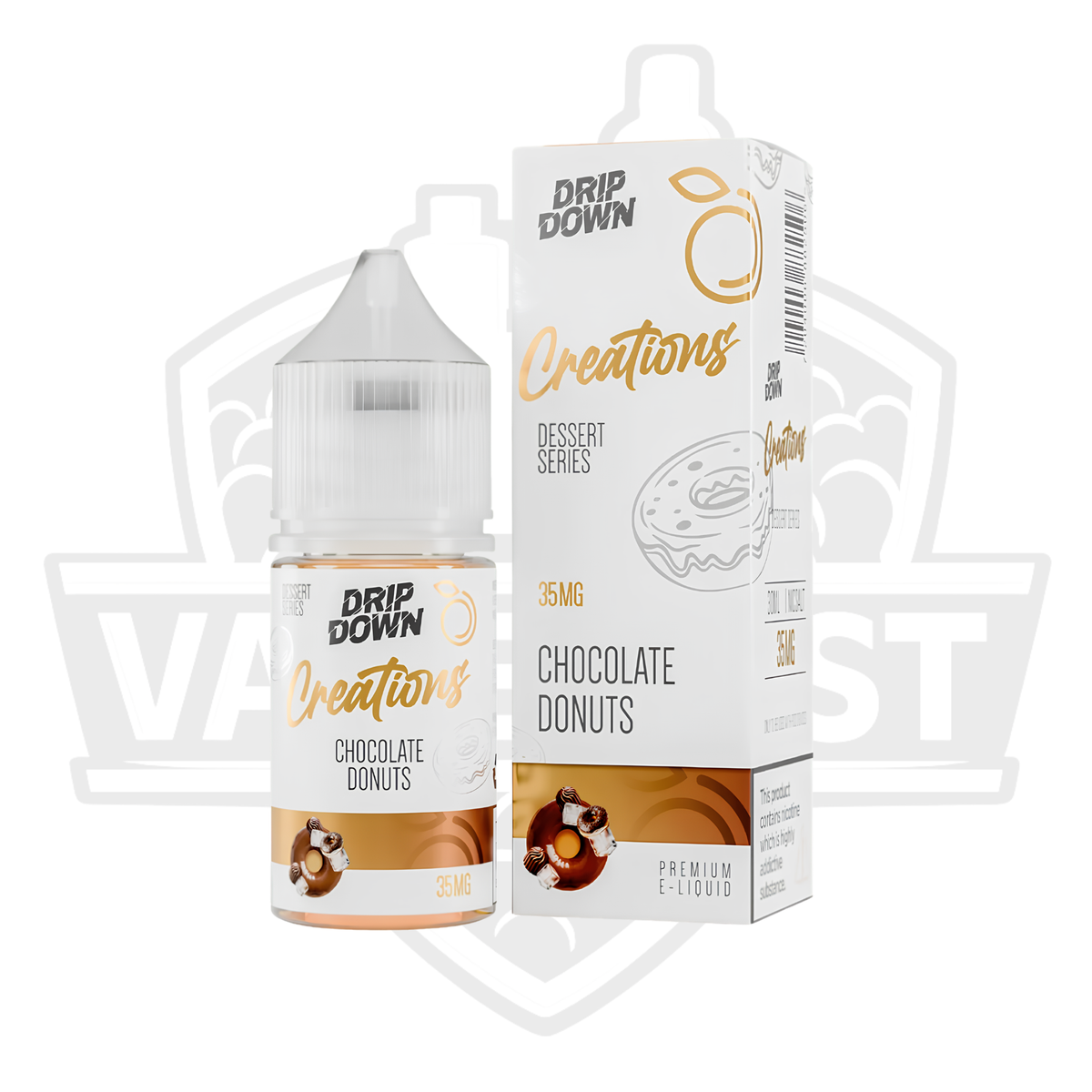 Drip Down Creations Chocolate Doughnuts Salt-nic E-Liquid 30ml