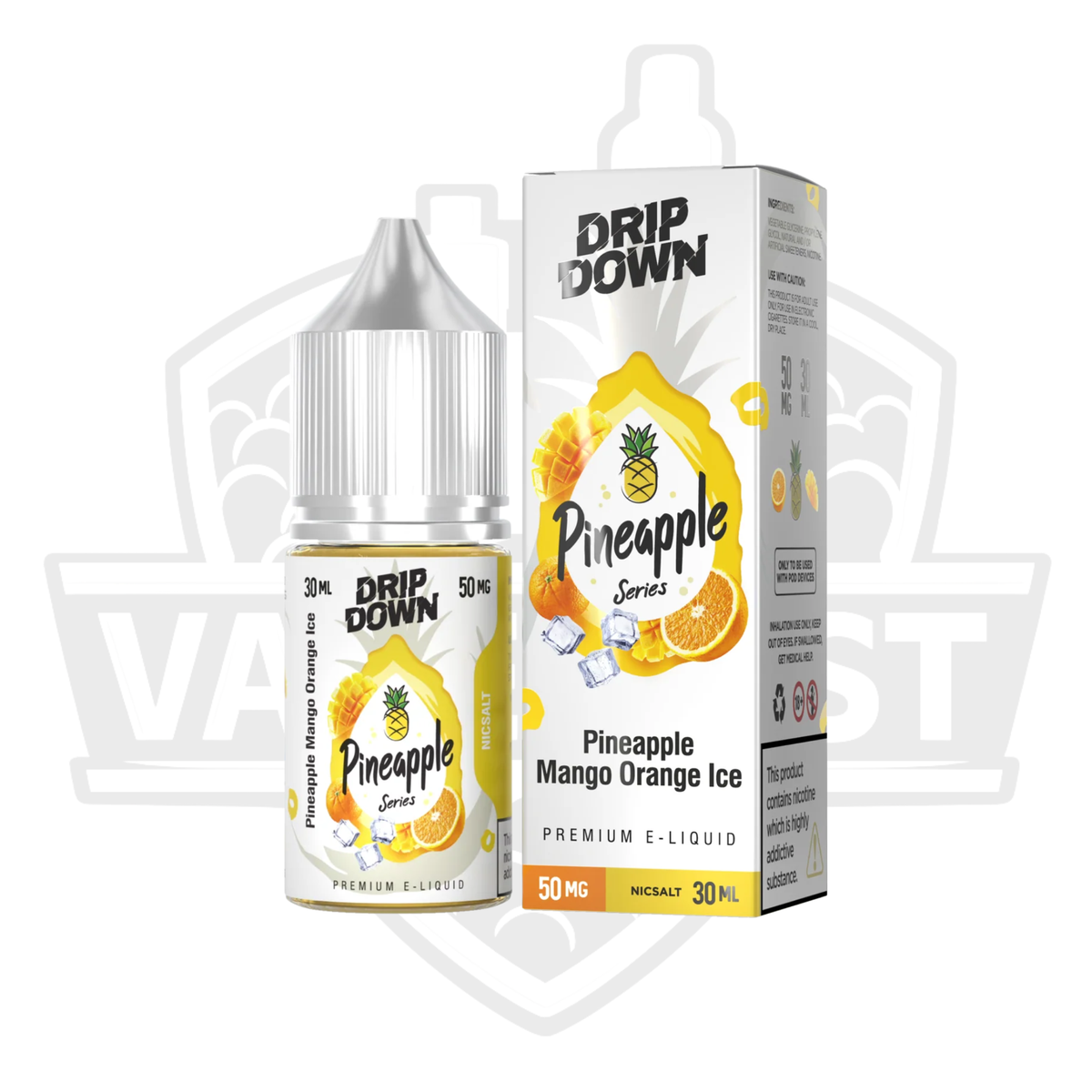 Drip Down Pineapple Series Pineapple Mango Orange Ice Salt Nic E-Liquid 30ml