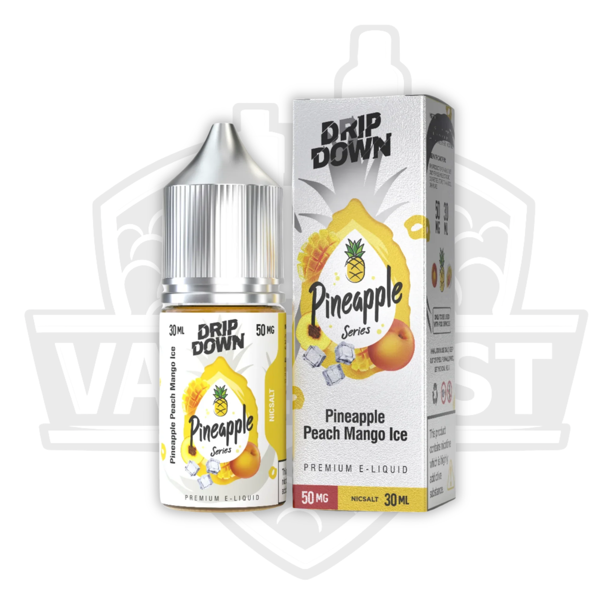 Drip Down Pineapple Series Pineapple Peach Mango Ice Salt Nic E-Liquid 30ml