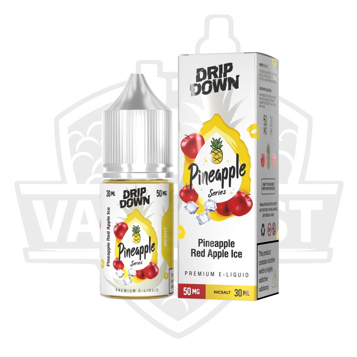 Drip Down Pineapple Series Pineapple Red Apple Ice Salt Nic E-Liquid 30ml