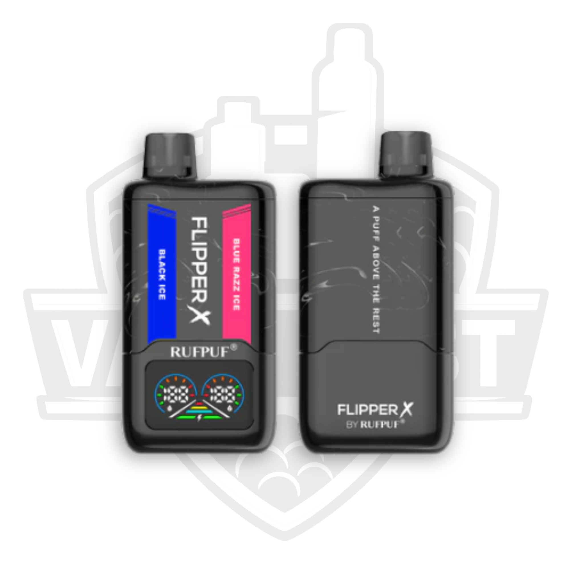Rufpuf Flipper X Black Ice Blue Razz 20K Puffs 35mg 40ml