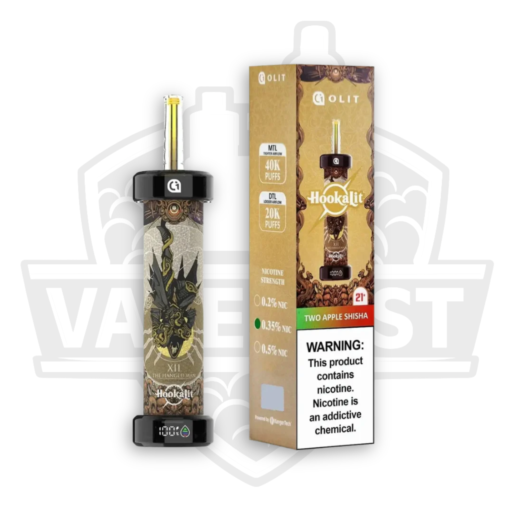 G Olit Hookalit Two Apple Shisha