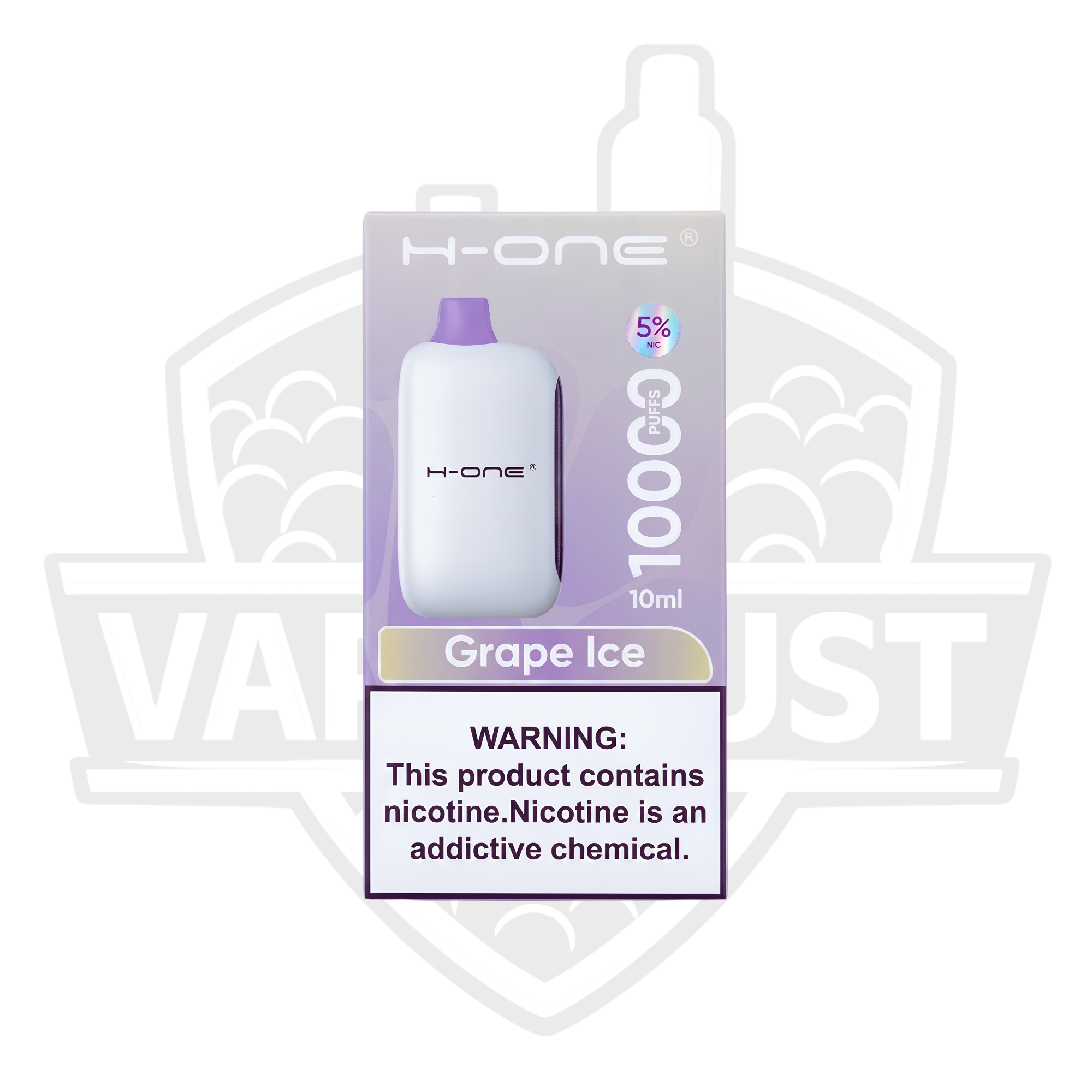 H-One Bar Grape Ice Disposable Vape – 10k Puffs