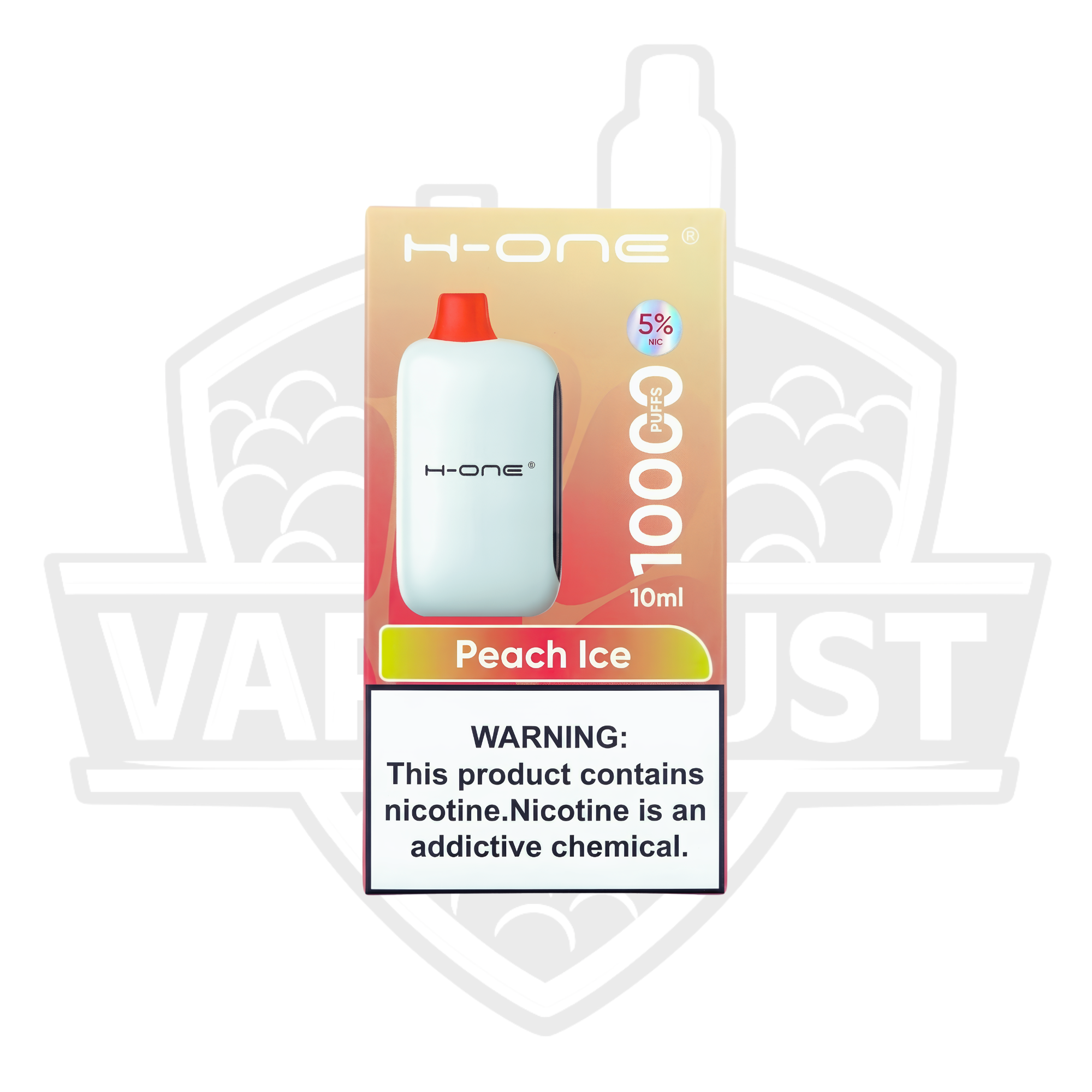 H-One Bar Peach Ice Disposable Vape – 10k Puffs