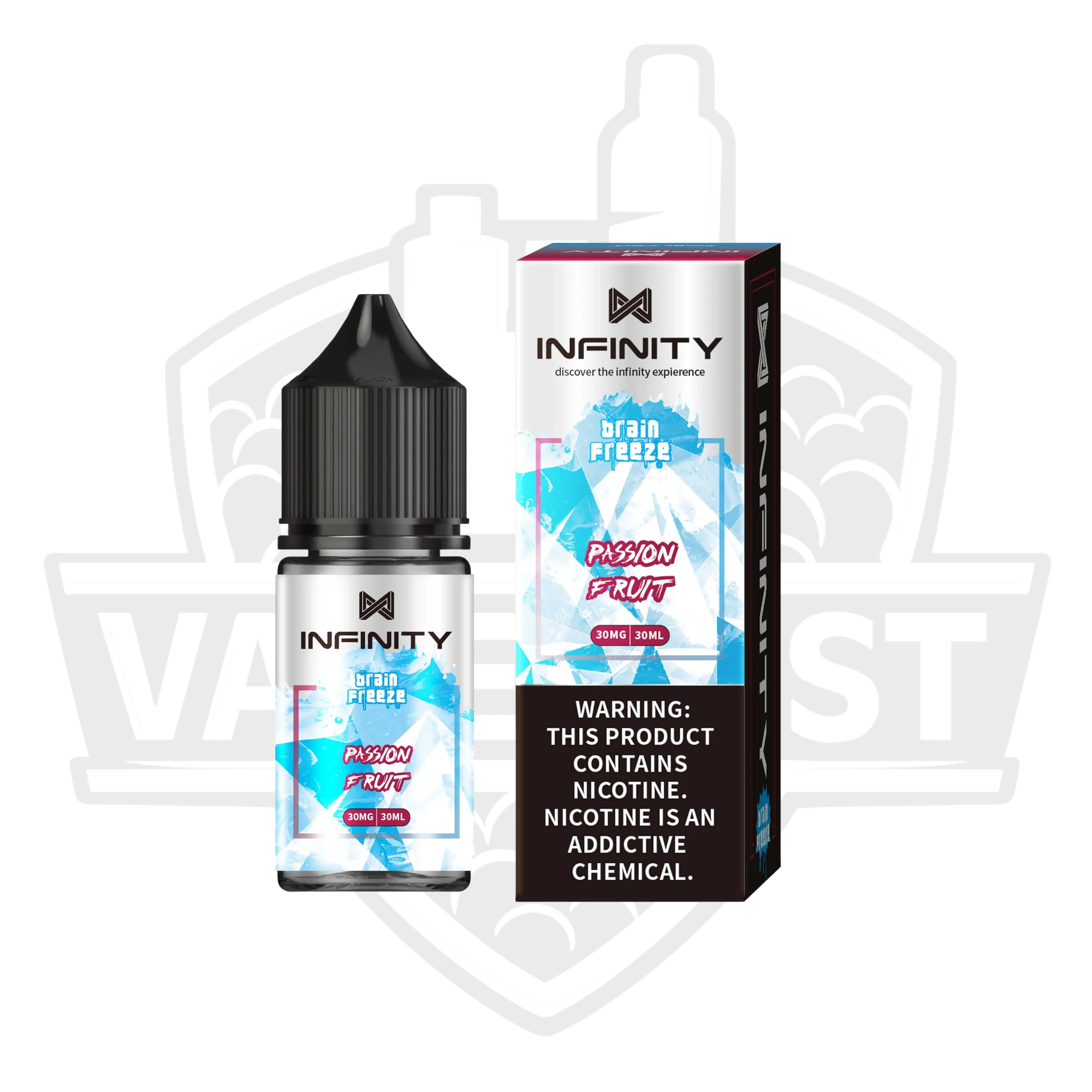 Infinity Brain Freeze Passion Fruit Salt Nic E-Liquid – 30ml
