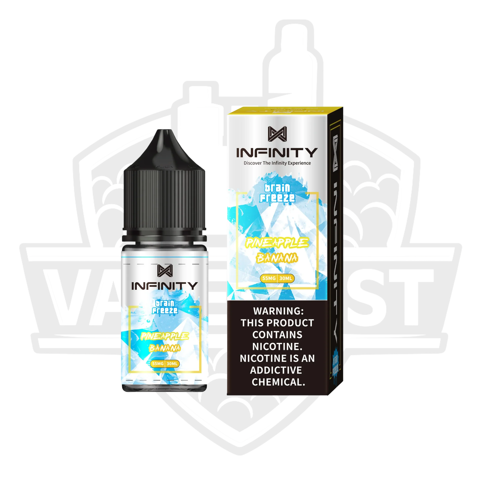 Infinity Brain Freeze Pineapple Banana Salt Nic E-Liquid – 30ml