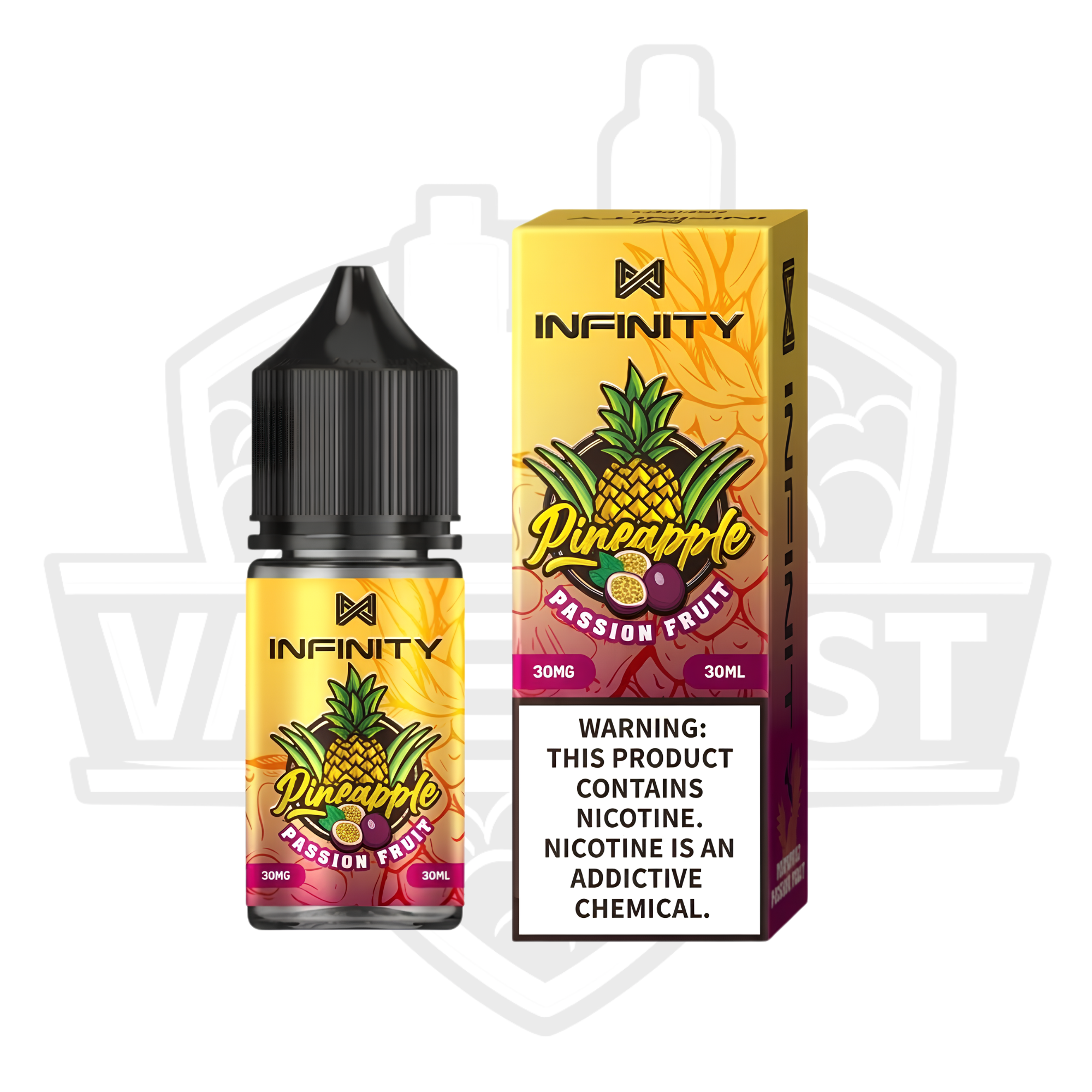 Infinity Pineapple Passion Fruit Salt Nic E-Liquid – 30ml