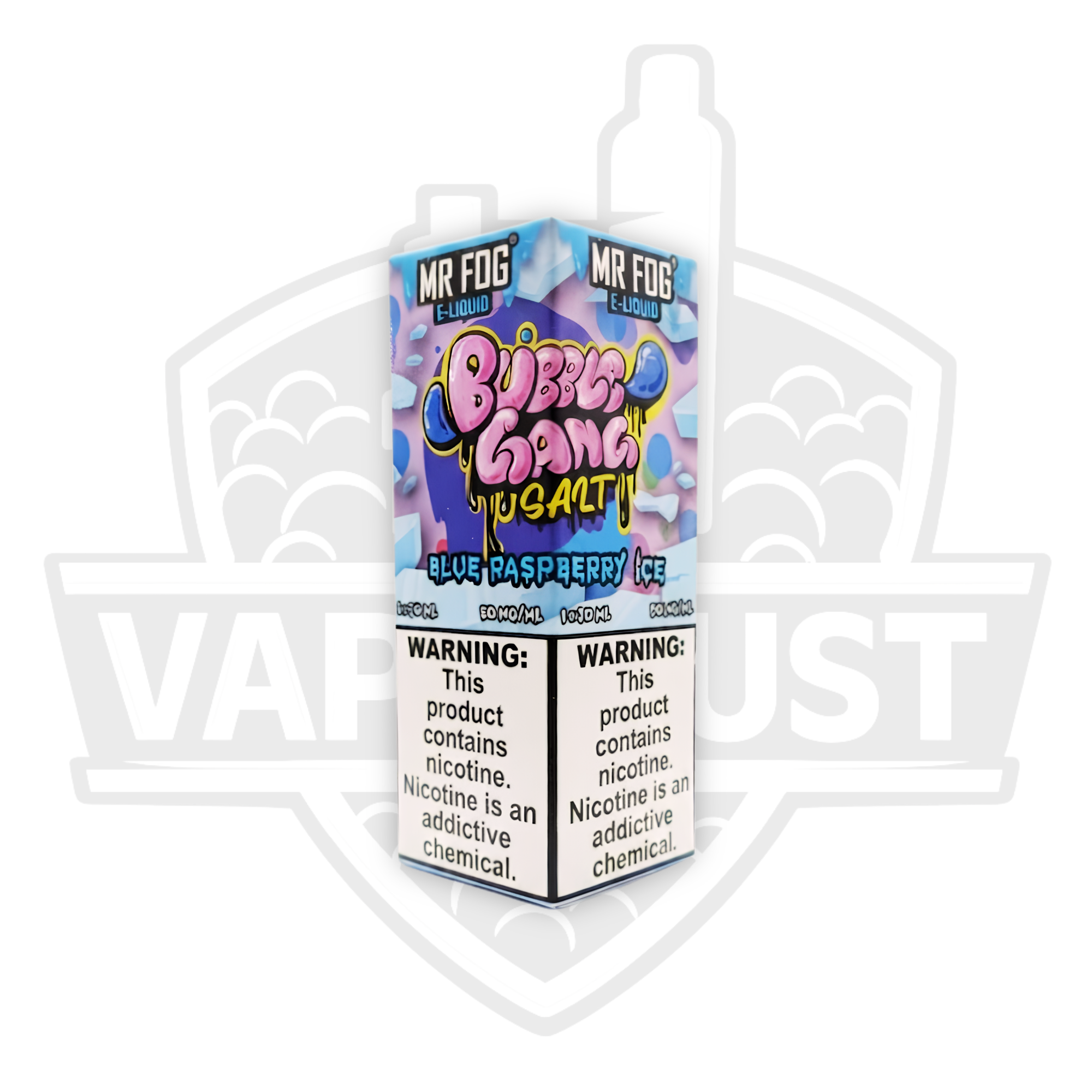MR FOG Bubble Gum Blue Raspberry Ice Salt Nic E-Liquid 30ml