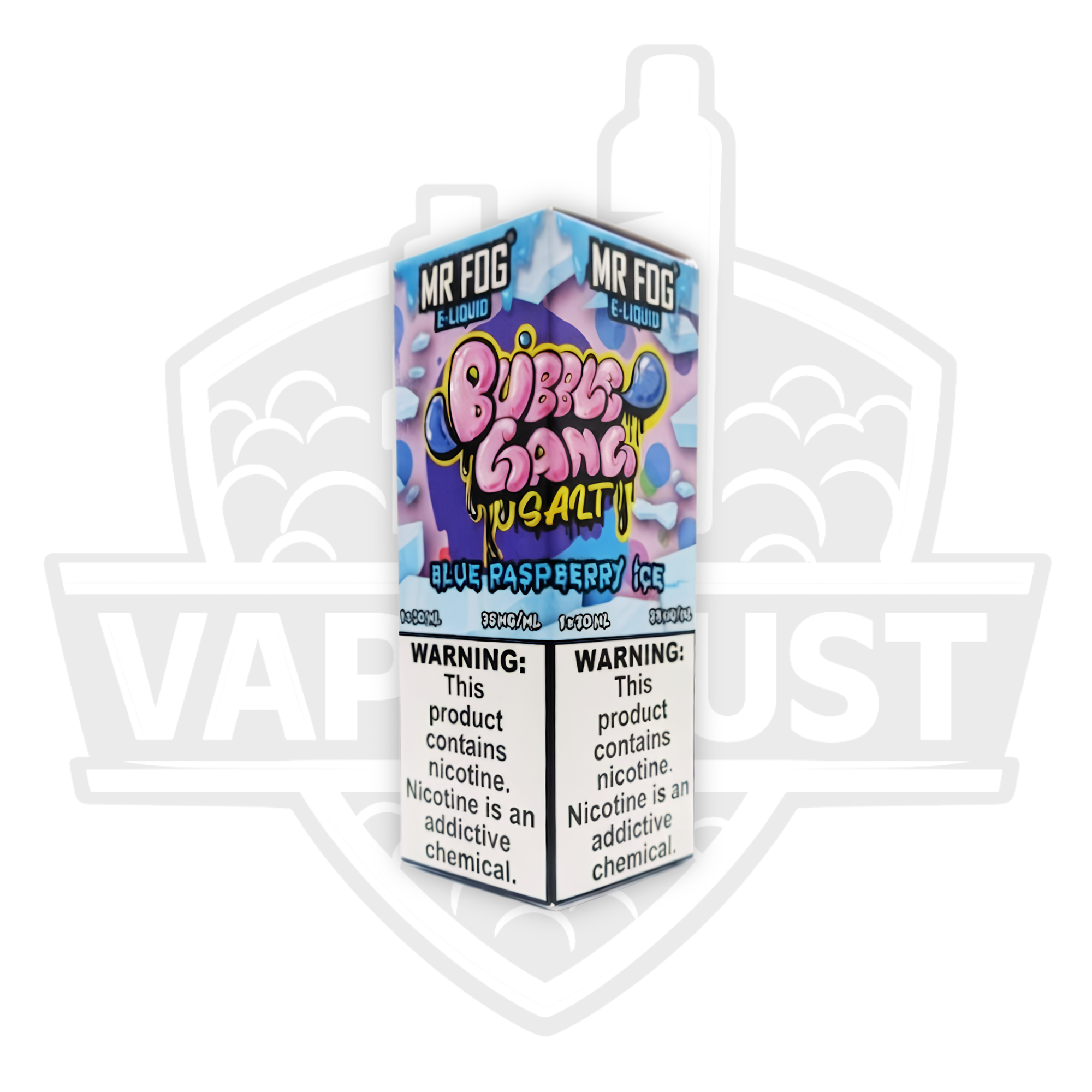 MR FOG Bubble Gum Blue Raspberry Ice Salt Nic E-Liquid 30ml