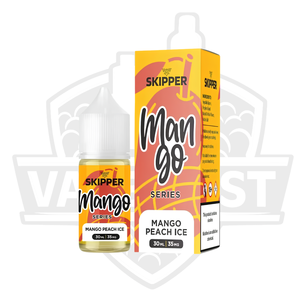 SKIPPER Mango Series Mango Peach Ice Salt Nic E-Liquid 30ml