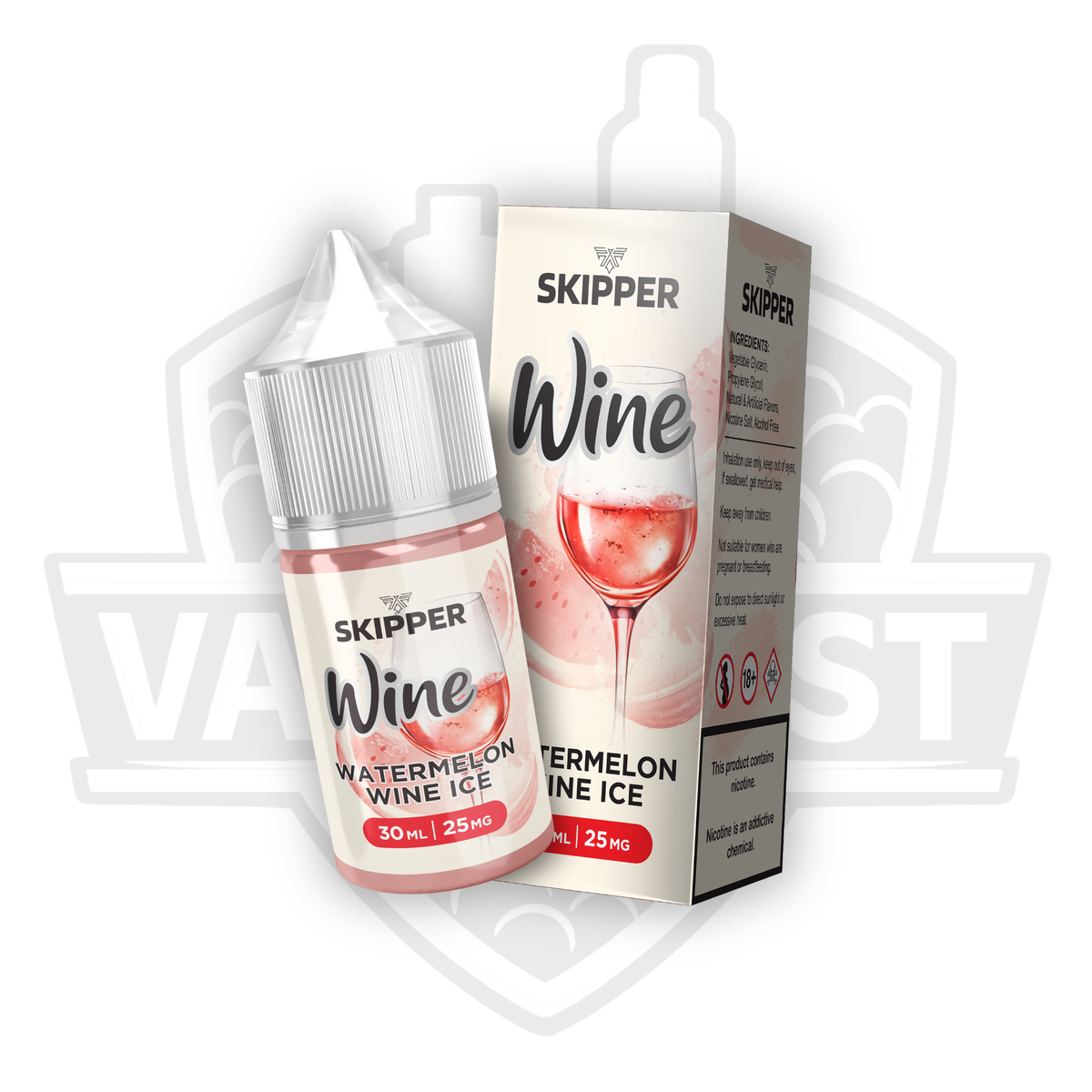 SKIPPER Wine Series Watermelon Wine Ice Salt Nic E-Liquid 30ml