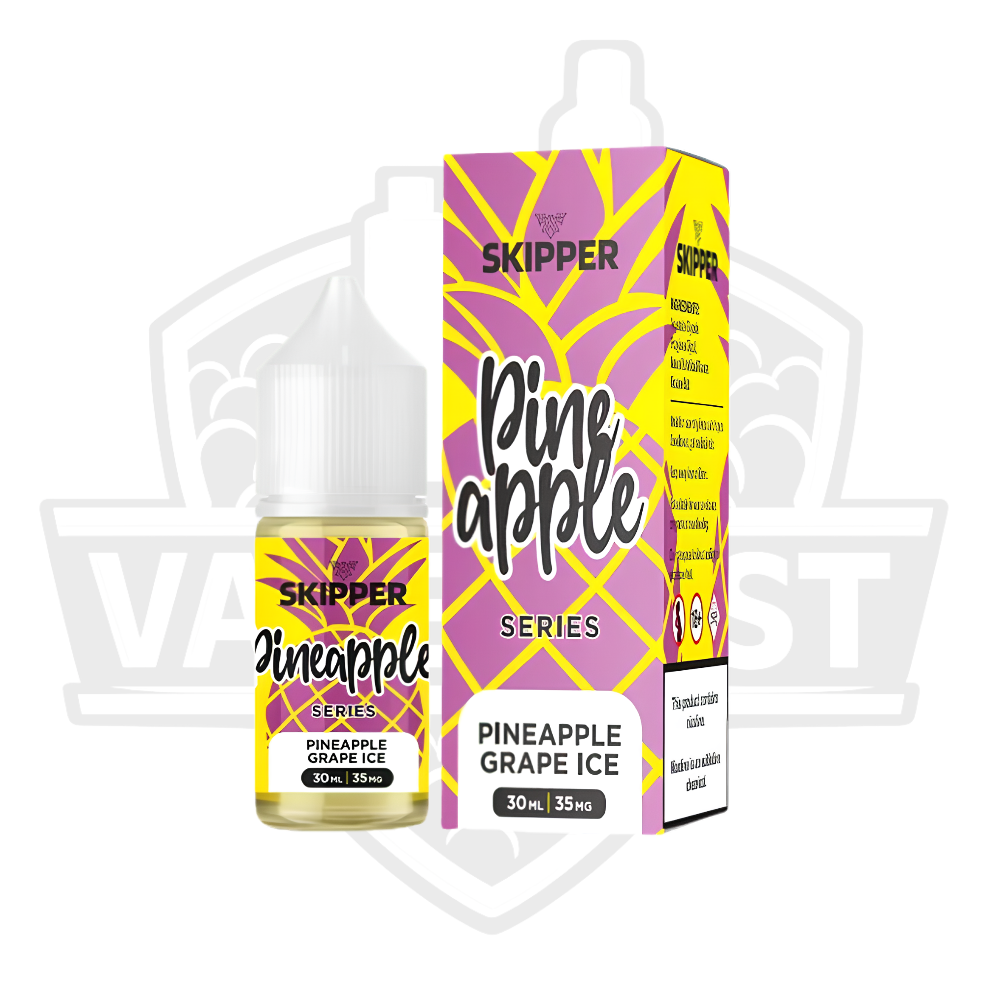 Skipper Pineapple Series Pineapple Grape Ice Salt Nic – 30ml
