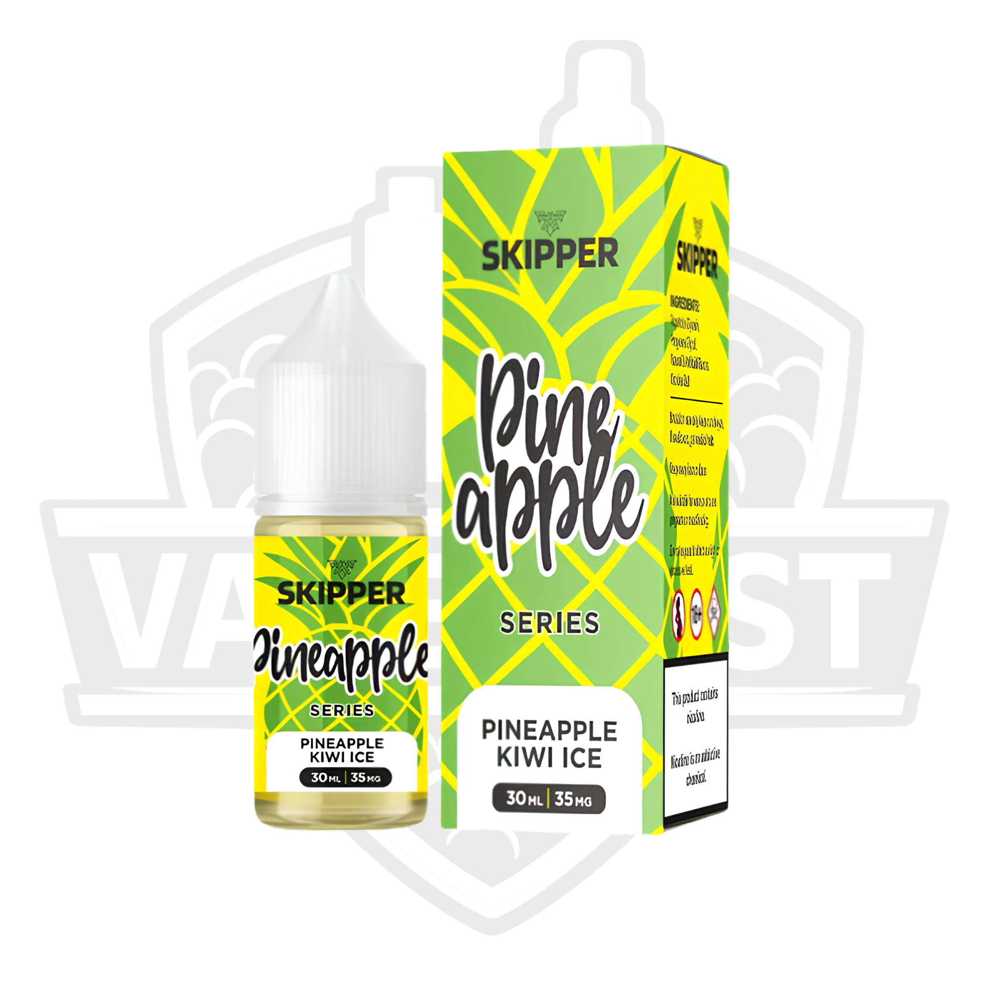 Skipper Pineapple Series Pineapple Kiwi Ice Salt Nic – 30ml