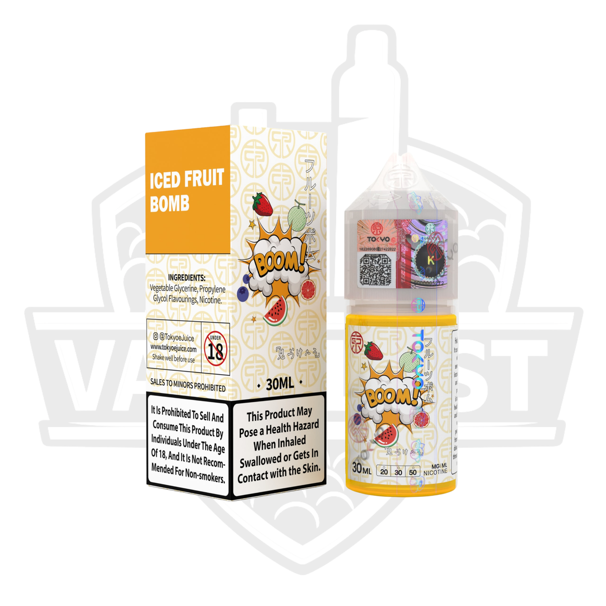 Tokyo Classic Series Iced Fruit Bomb 30ml Saltnic E-liquid