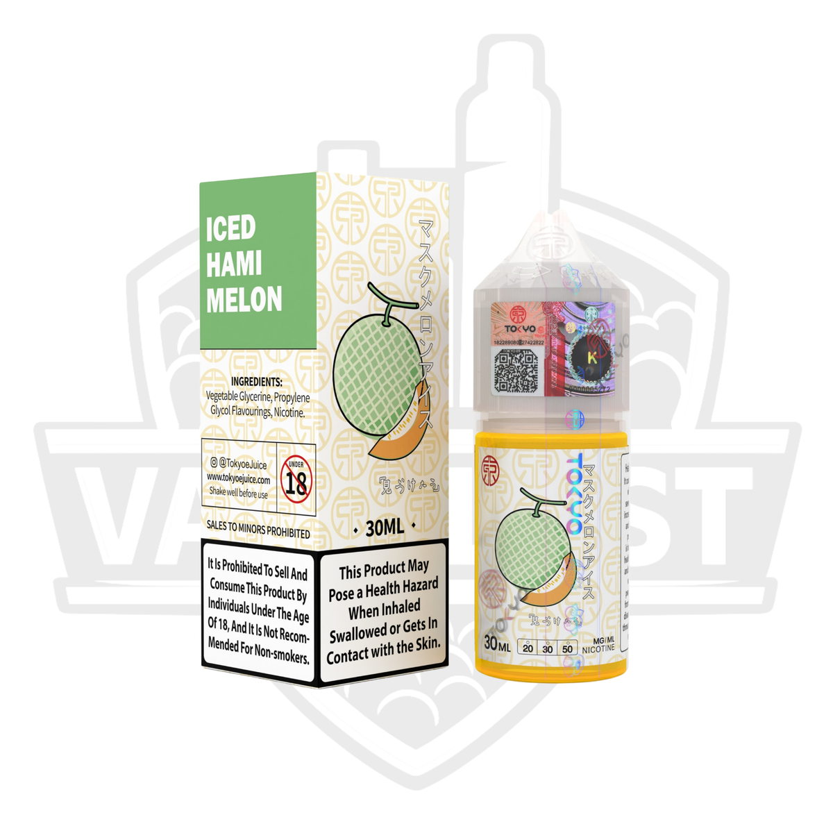 Tokyo Classic Series Iced Hami Melon 30ml Saltnic E-liquid