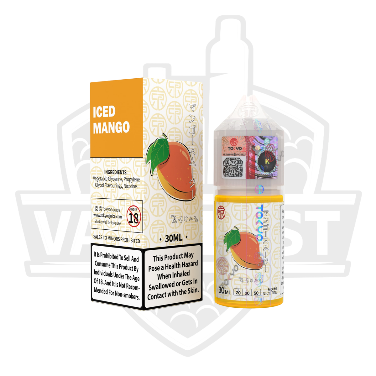 Tokyo Classic Series Iced Mango 30ml Saltnic E-liquid