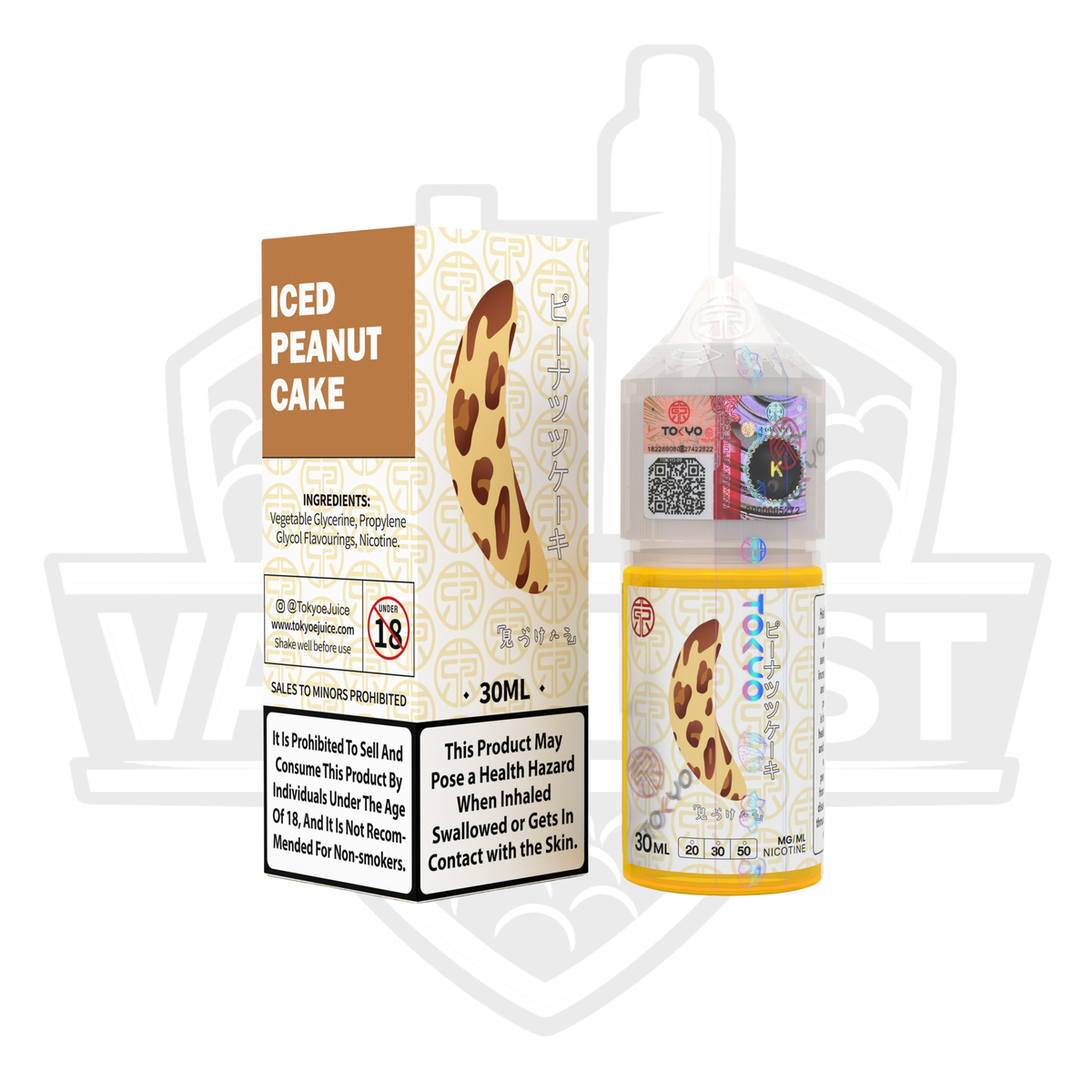 Tokyo Classic Series Iced Peanut Cake 30ml Saltnic E-liquid
