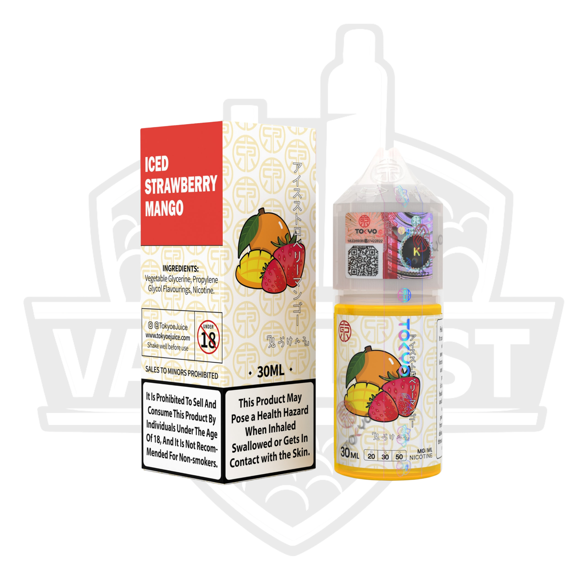 Tokyo Classic Series Iced Strawberry Mango 30ml Saltnic E-liquid