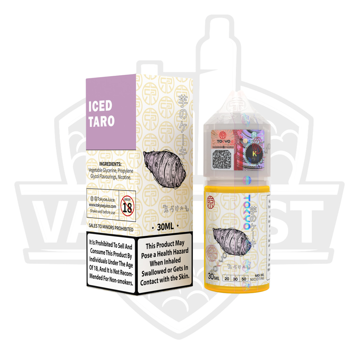 Tokyo Classic Series Iced Taro 30ml Saltnic E-liquid