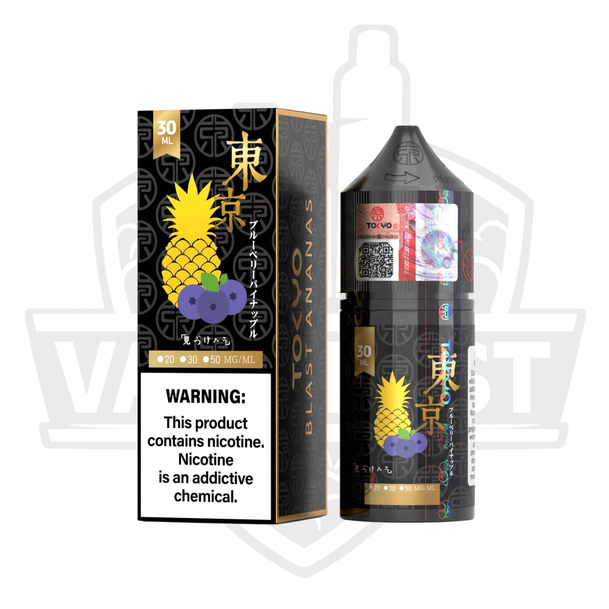 Tokyo Golden Series Blast Ananas Salt Nic E-Liquid 30ml