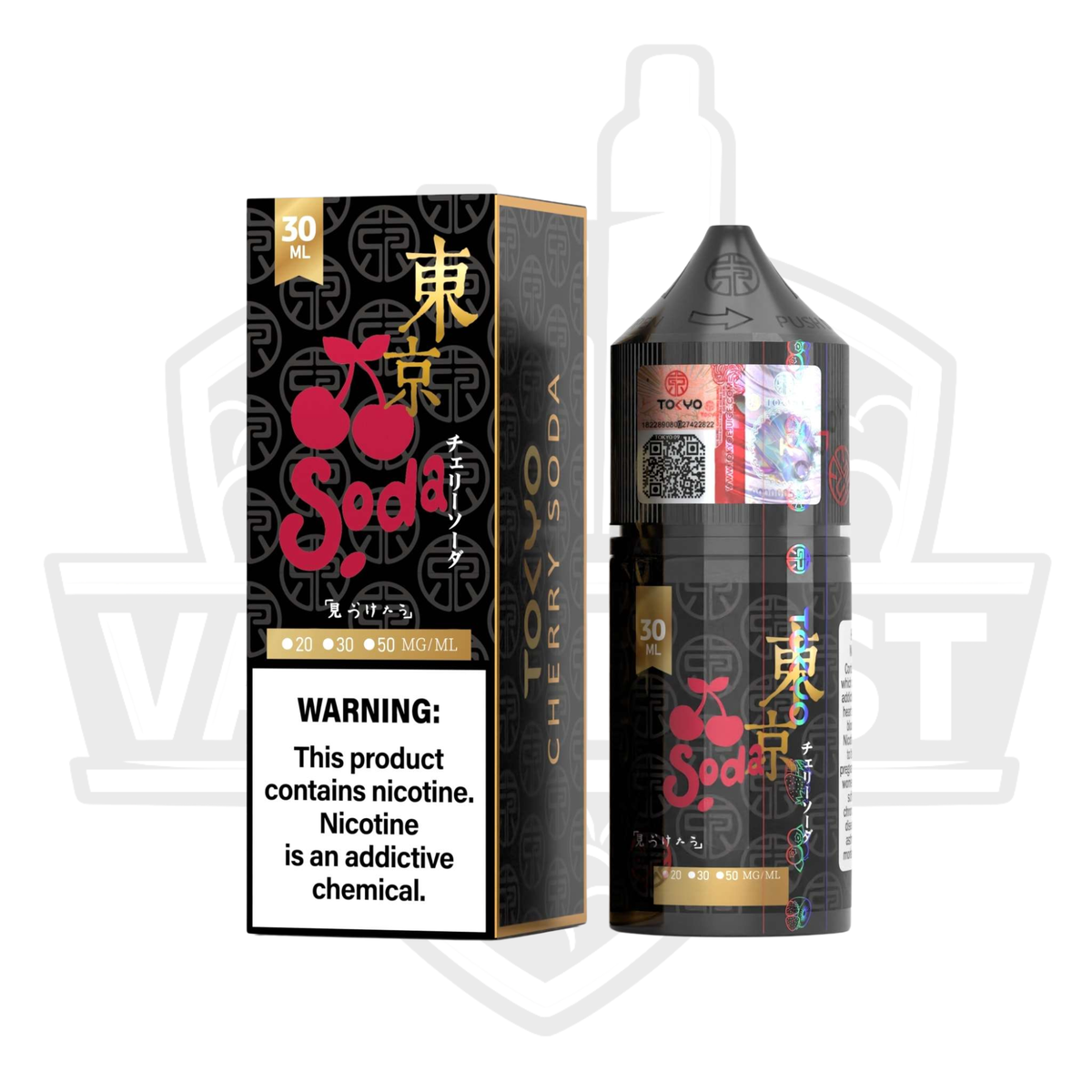 Tokyo Golden Series Cherry Soda Salt Nic E-Liquid 30ml
