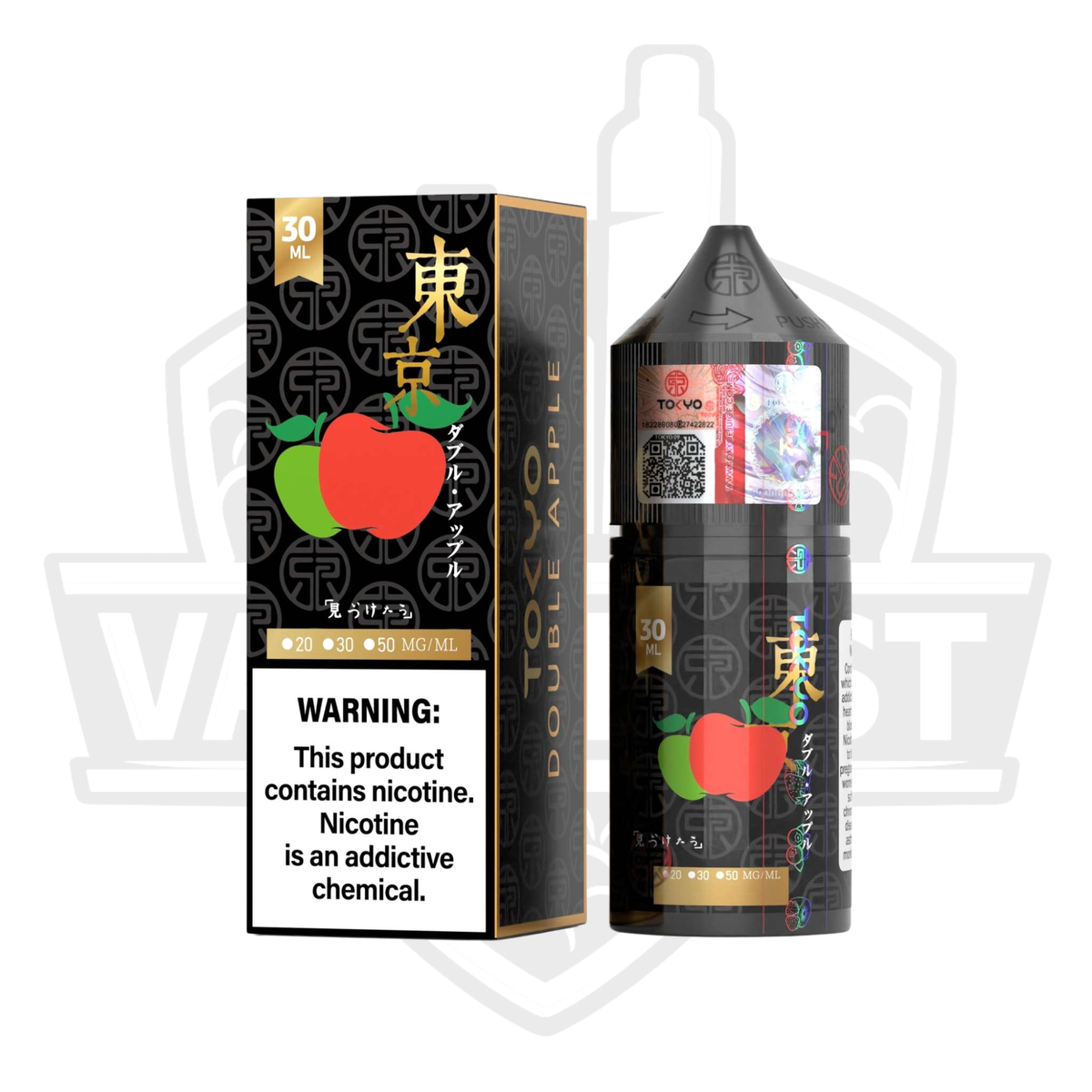 Tokyo Golden Series Double Apple Salt Nic E-Liquid 30ml