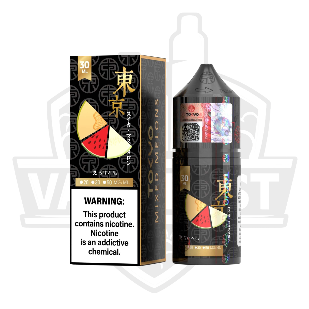 Tokyo Golden Series Mixed Melons Salt Nic E-Liquid 30ml