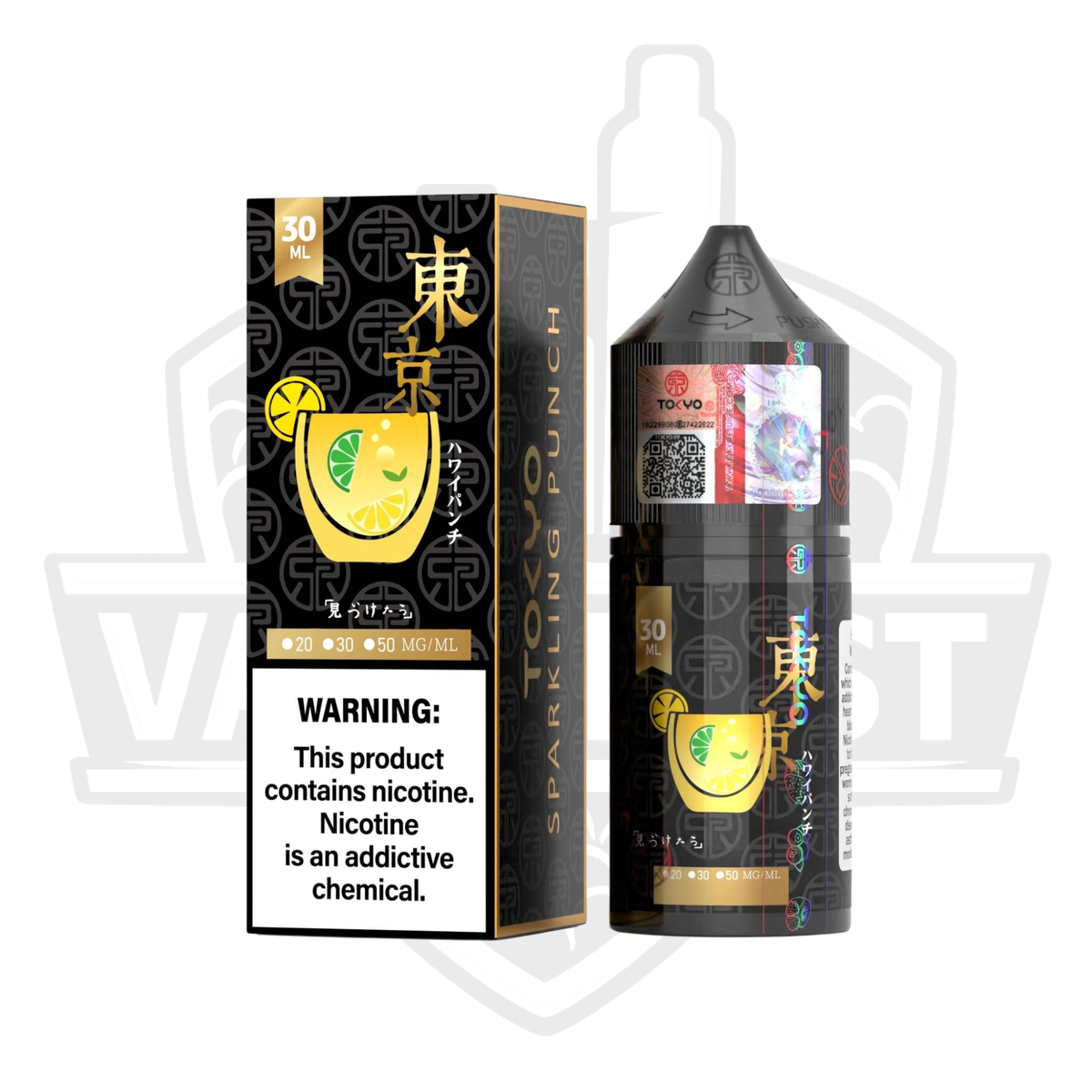 Tokyo Golden Series Sparkling Punch Salt Nic E-Liquid 30ml
