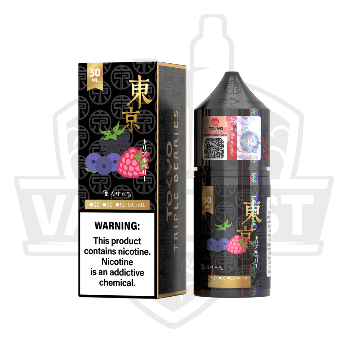 Tokyo Golden Series Triple Berries Salt Nic E-Liquid 30ml