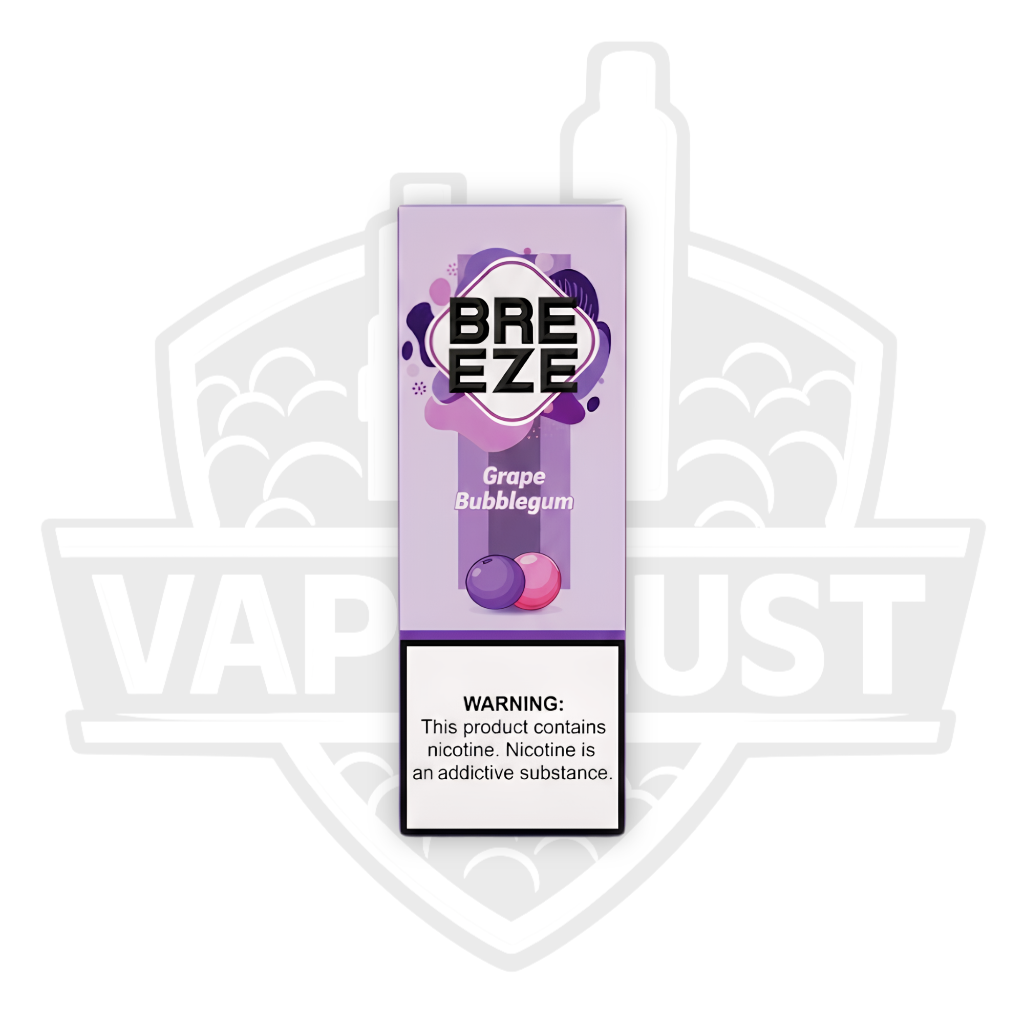 UDOO Breeze Grape Bubble Gum Salt Nic E-Liquid 30ml