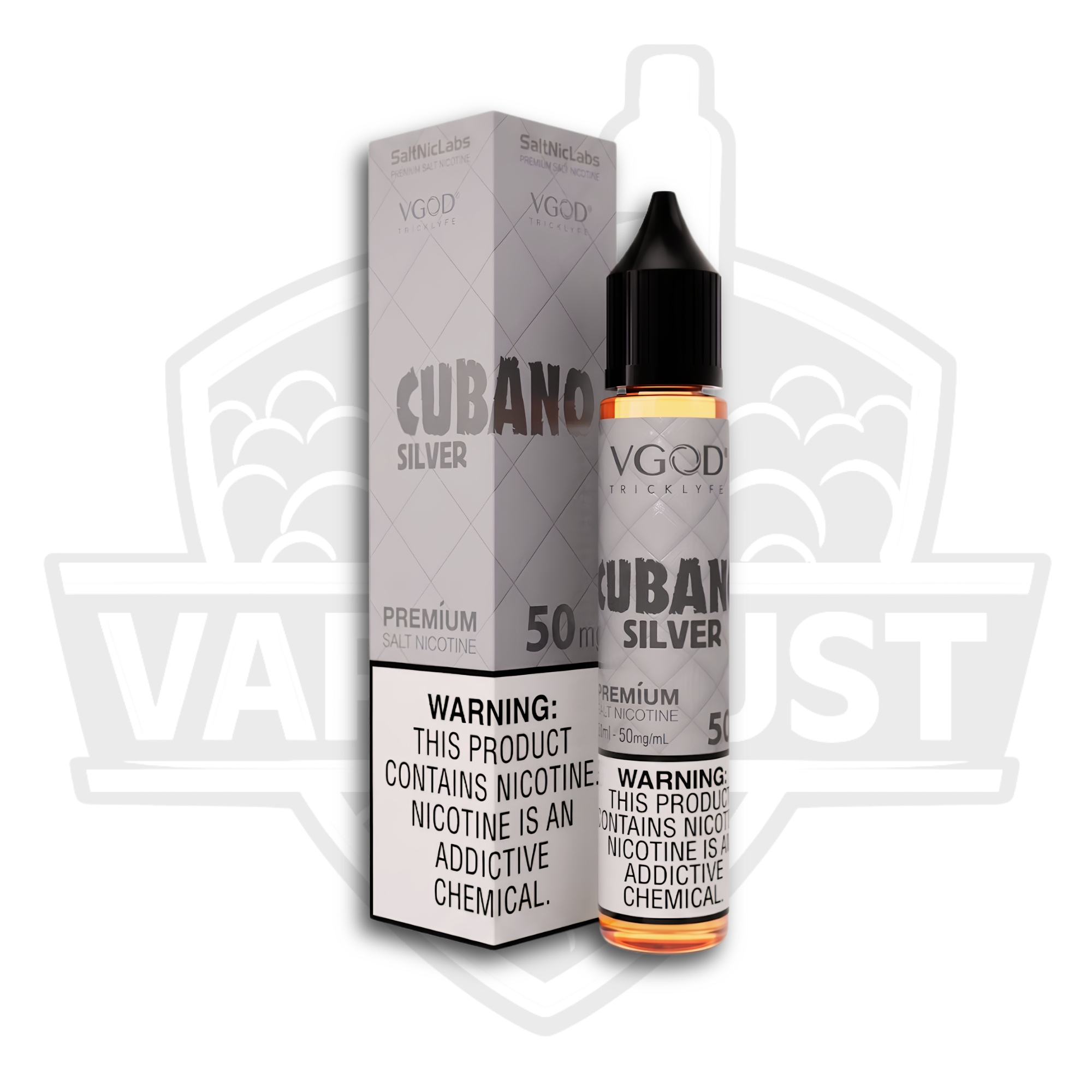 VGOD Cubano Silver Premium Salt Nic E-Liquid – 30ml