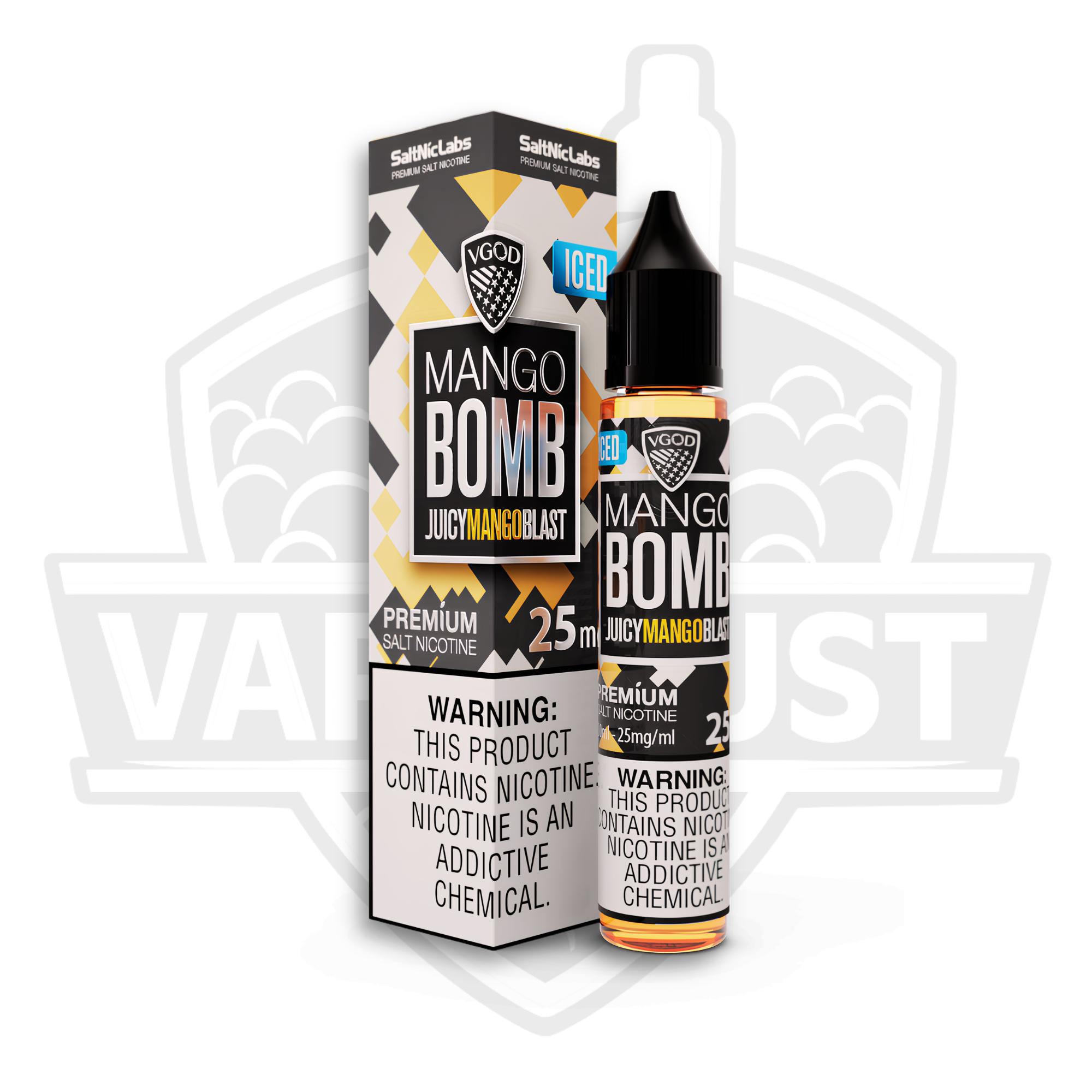 VGOD Ice Mango Bomb Premium Salt Nic E-Liquid – 30ml