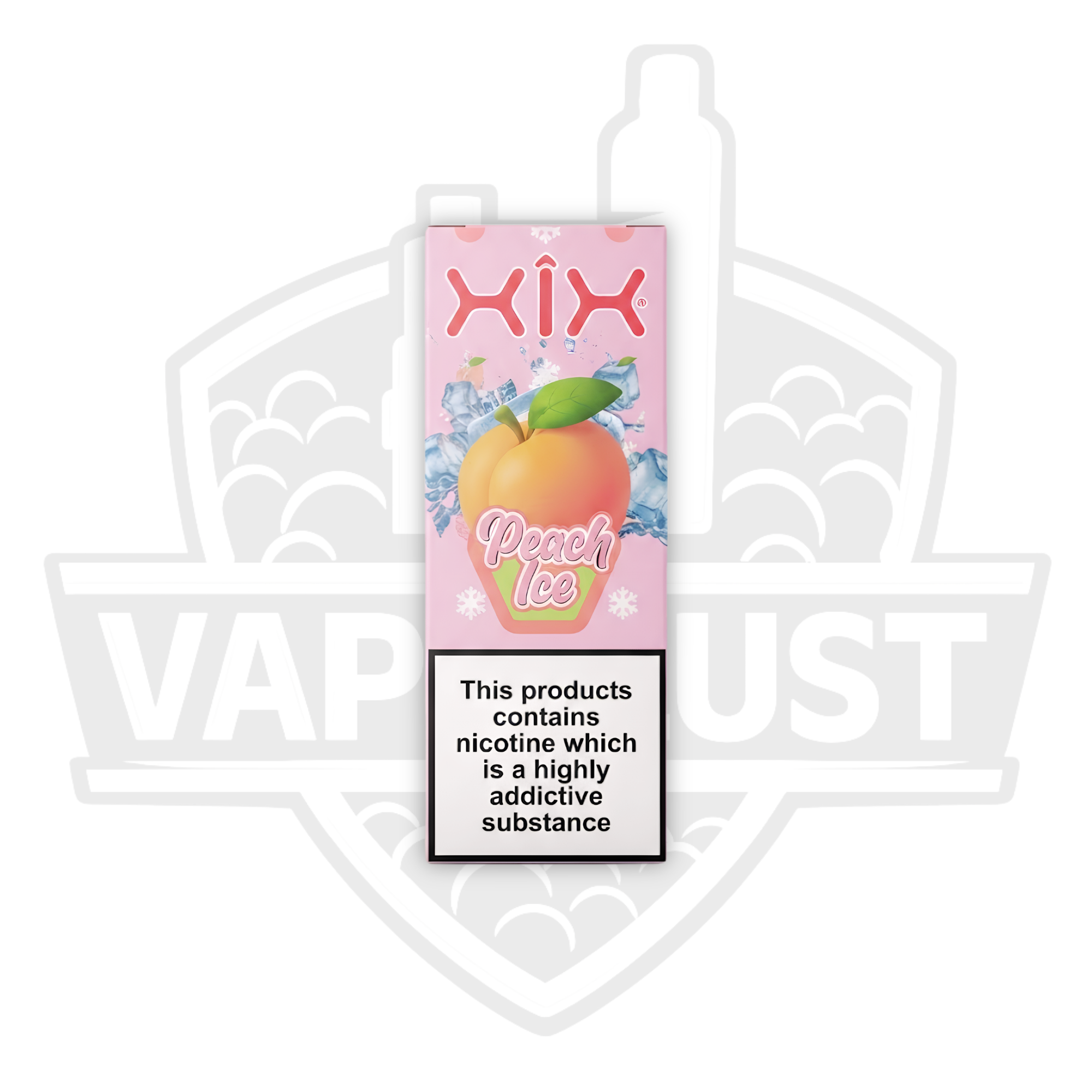 XIX Peach Ice Salt Nic E-Liquid 30ml