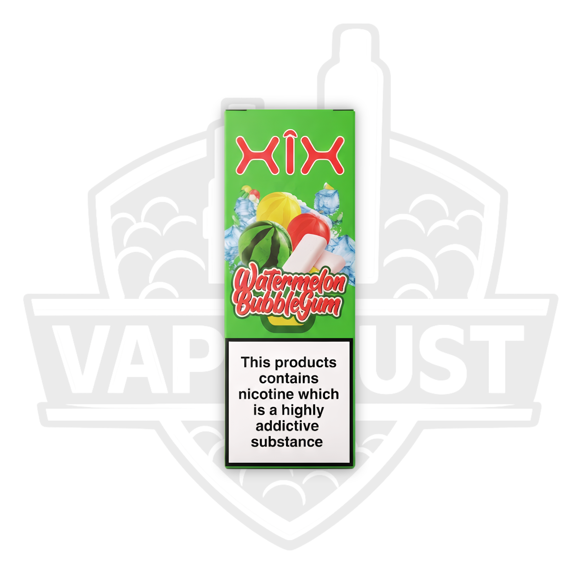 XIX Watermelon Bubblegum Salt Nic E-Liquid 30ml
