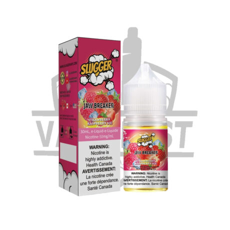 sluger jaw breaker strawberry raspberry ice 50mg 30ml