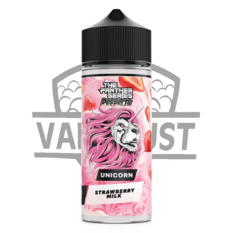 the panther series unicon strawberry milk 3mg 120ml