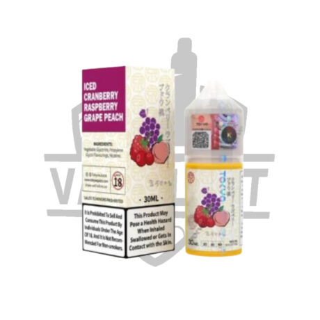 tokyo iced cranberry raspberry grape peach 50mg 30ml