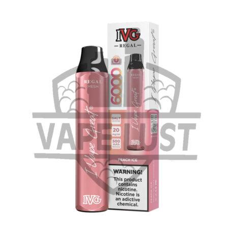 Ivg Peach Ice 6000 Puffs