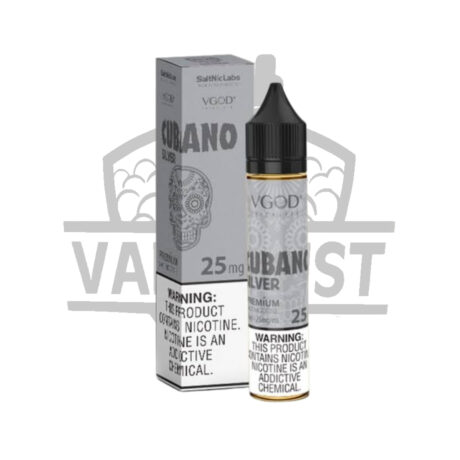 Vgod silver cubano 25mg 30ml
